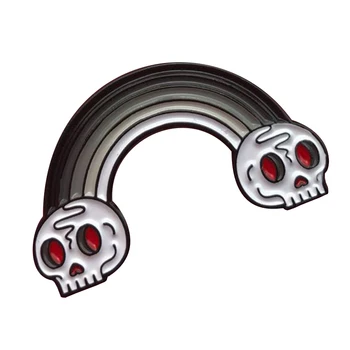 

dead rainbow pin badge Enamel Pin