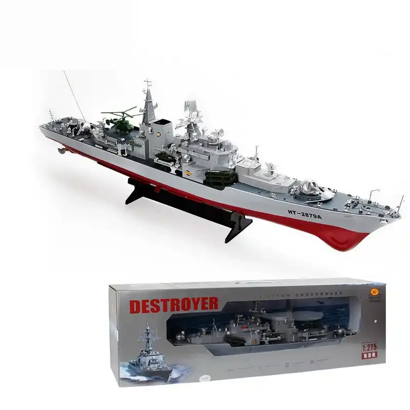 2879A 1275 Remote radio control military RC boat destroyer model toy