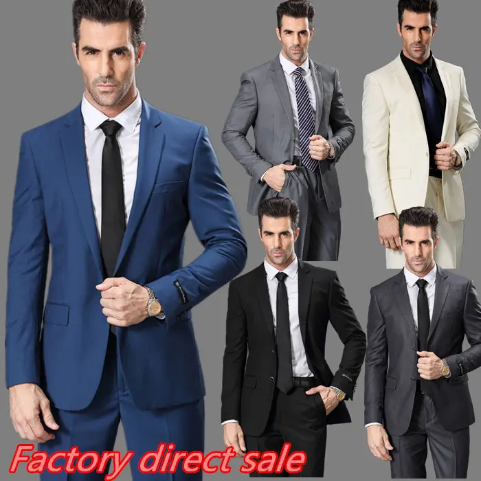 2016 Hot Sale Latest Men Suit Design Slim Fit With Long Sleeve