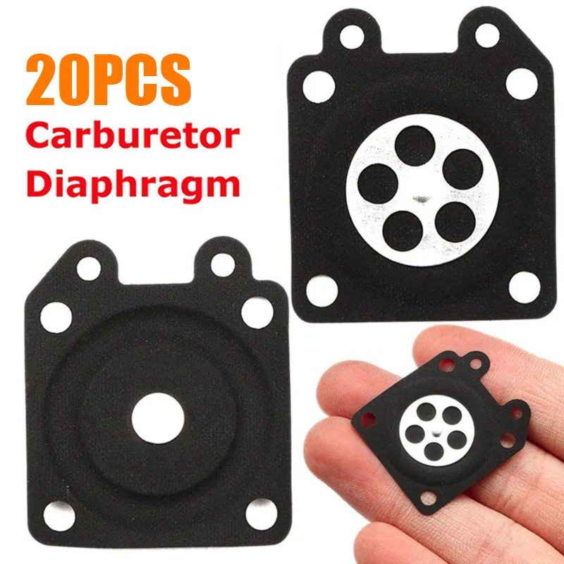 

Equipment Diaphragms Accessories 20pcs For Walbro 95-526 95-526-9 Spare Parts Replacement Attachment Lawn Mower