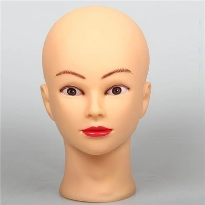 20" Mannequin Head Manikin Doll Female Women Display Cosmetology Mannequins For Wig Hairdressing
