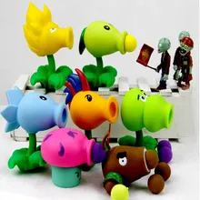 25 styles multicolor Plants vs Zombies PVC Action font b Figures b font PVZ Plant Zombies