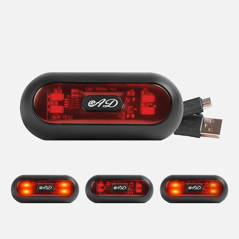 

Universal Motorcycle Helmet Night Light Strip Safety Signal Warning Light LED Motorcycle Helmet Taillight