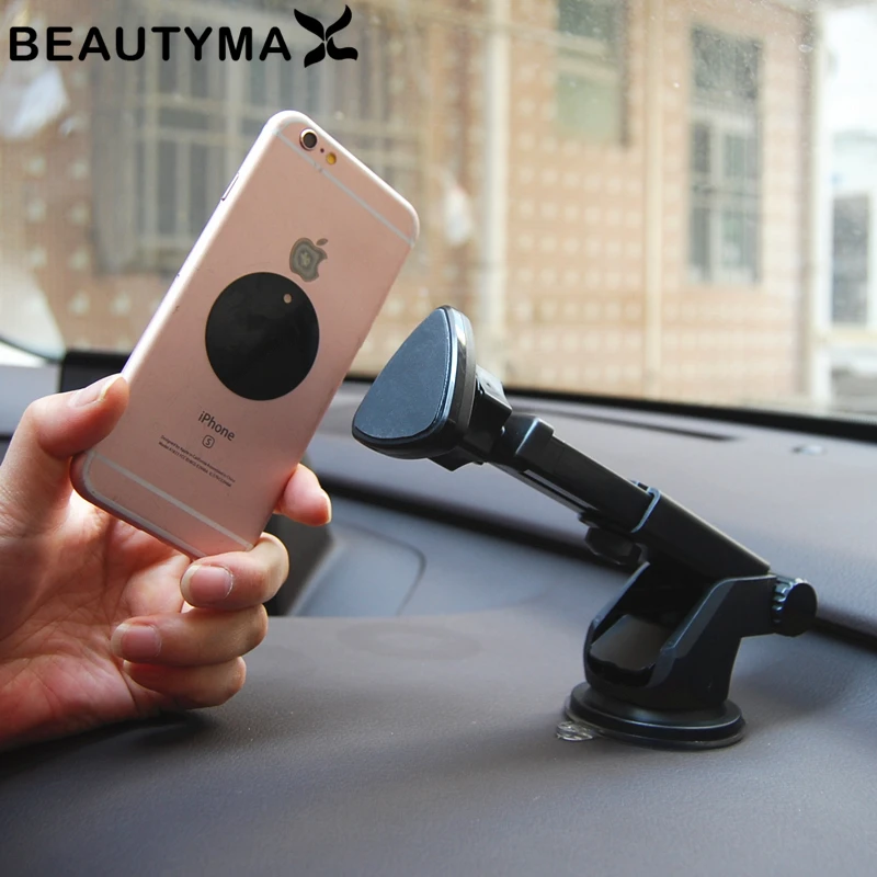 Вращающийся на 360 градусов Автомобильный держатель для телефона Магнитный