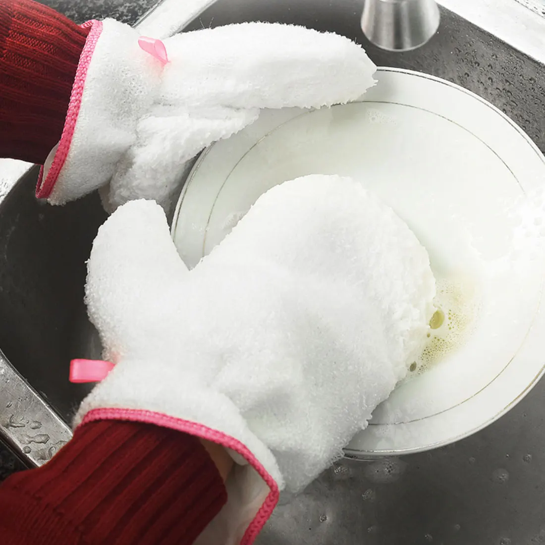 

Non-stick Oil Dish Washing Waterproof Gloves Lazy For Home Non-stick Oil Dish Washing Waterproof Gloves Lazy dishwashing gloves