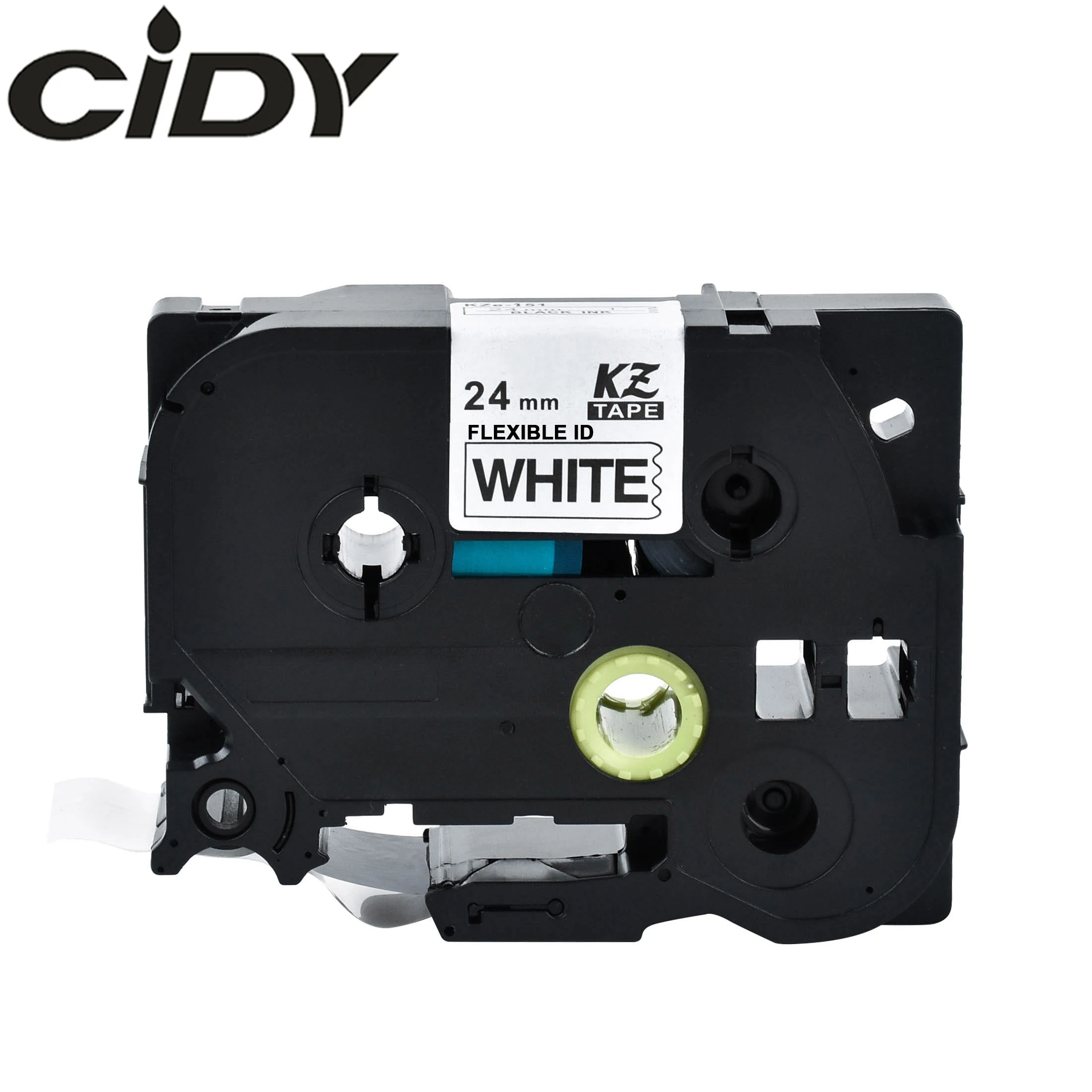 Cidy 10 шт. черный на белом TZ FX251 TZ-FX251 Совместимость Гибкая этикетка переключение на ноль ленты Tze-FX251 TZe FX251 для устройство для печатания этикеток