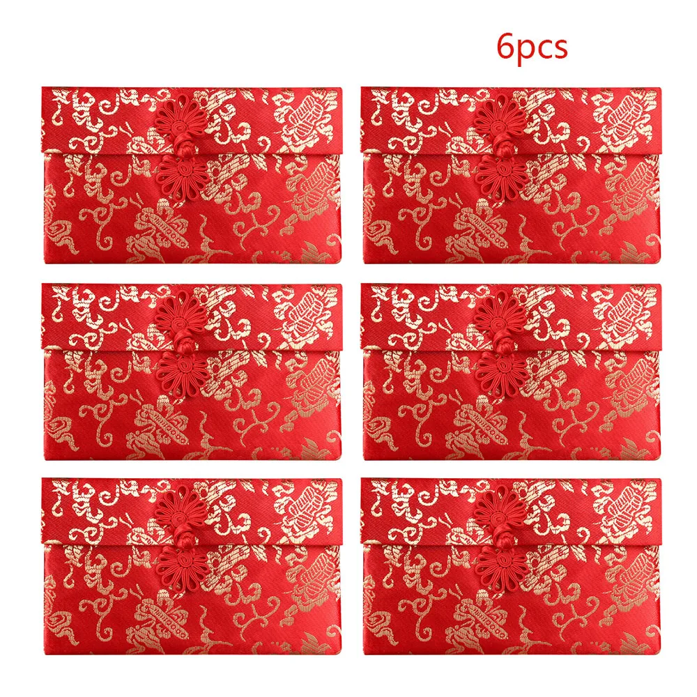 6 шт. большой красный конверт счастливый мешок денег новоселье Свадьба ...