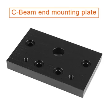 

C-Beam End Mount U Type Aluminium Mounting Plate for 3D Printer