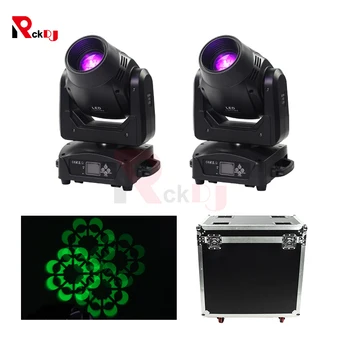 

2pcs With Case 150W LED Moving Head Light Beam Spot Wash With Zoom DJ Light DMX Control Stage Nightclub Bar Light