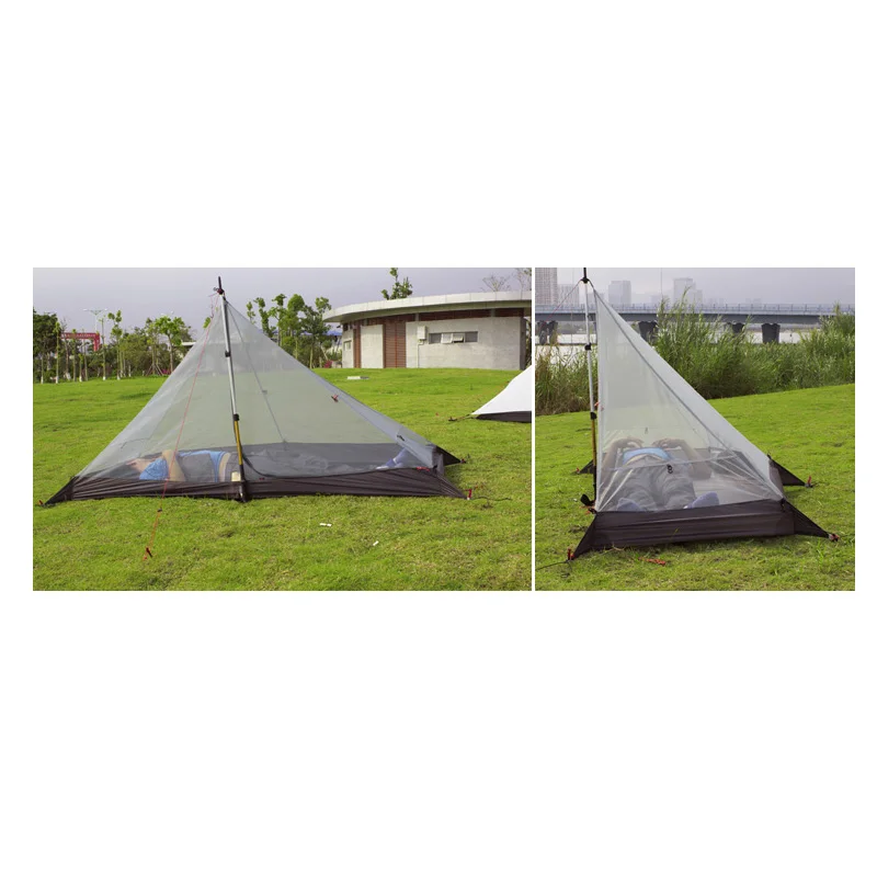 Baratos Equipo 3F ul de alta calidad 2 personas 3 estaciones y 4 estaciones interior de LANSHAN 2 tienda de campaña al aire libre