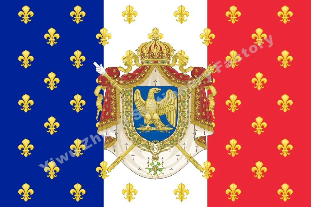 

Napoleon-C Flag 150X90cm (3x5FT) 120g 100D Polyester Double Stitched High Quality Banner Free Shipping