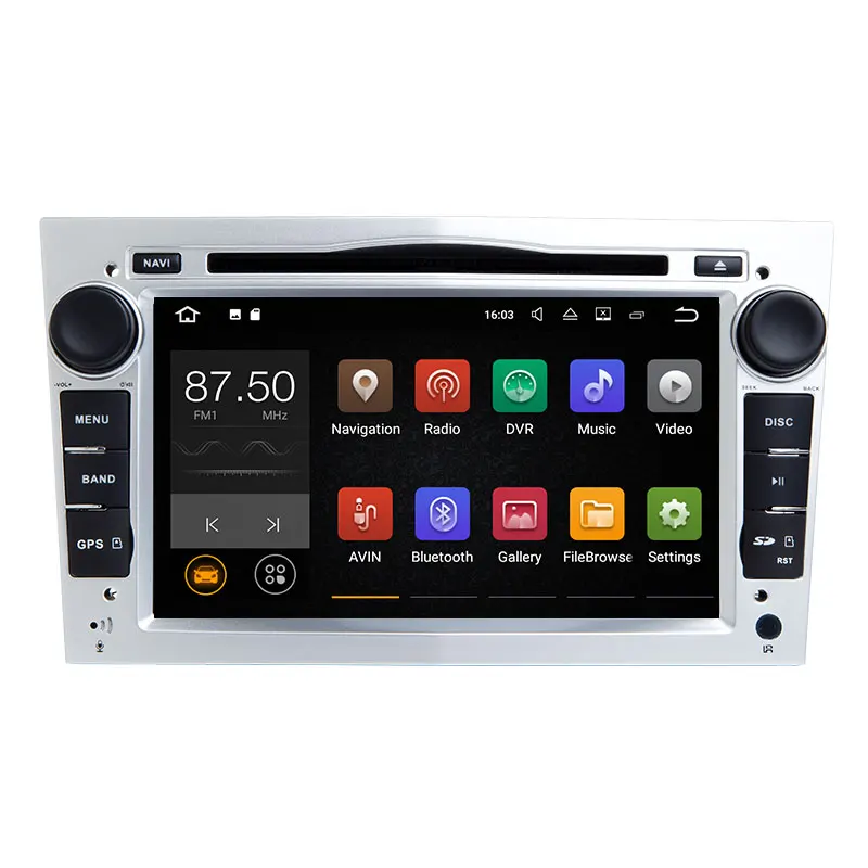 Excellent 2 Din Android 8.1 Car Multimedia Player For Opel Astra H Vectra C Zafira b Corsa C D G Meriva Vivaro GPS Navigation Radio DVD 1
