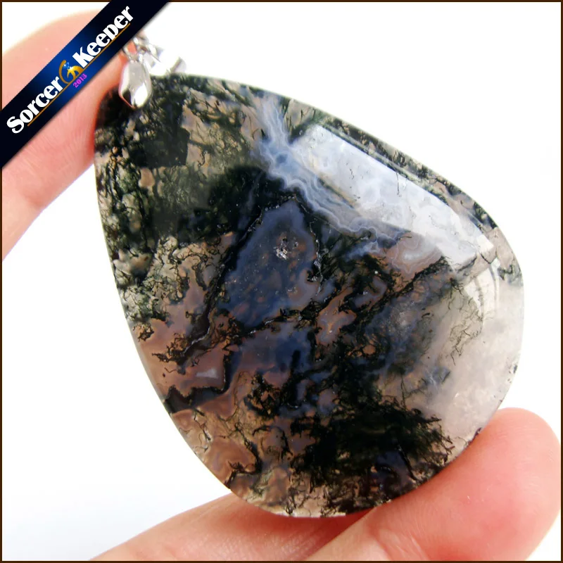 Unique Men's Jewelry Agates Natural Stone Pendants Statement Necklaces