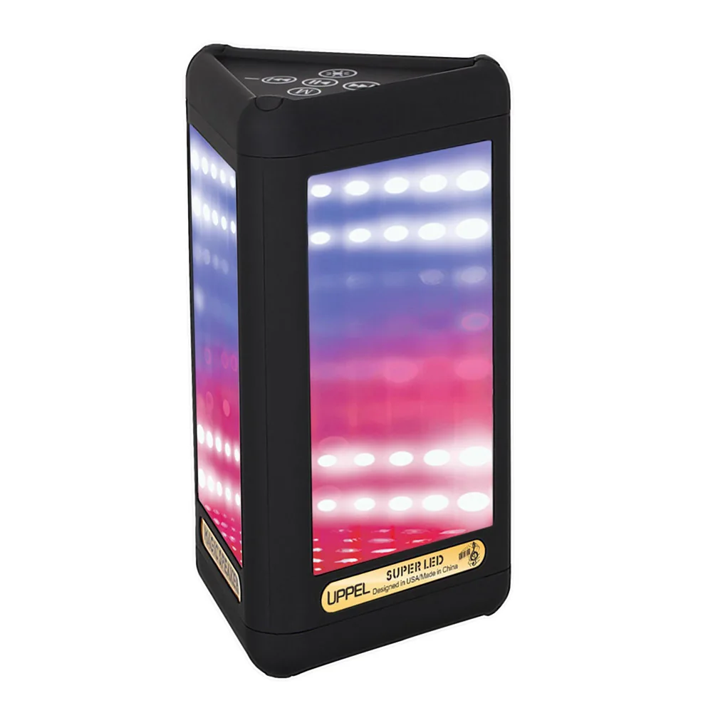 

Bluetooth 4.0 Speakers Portable Wireless LED Light Visual Display Mode Built-in Mic Hands-free IJS998