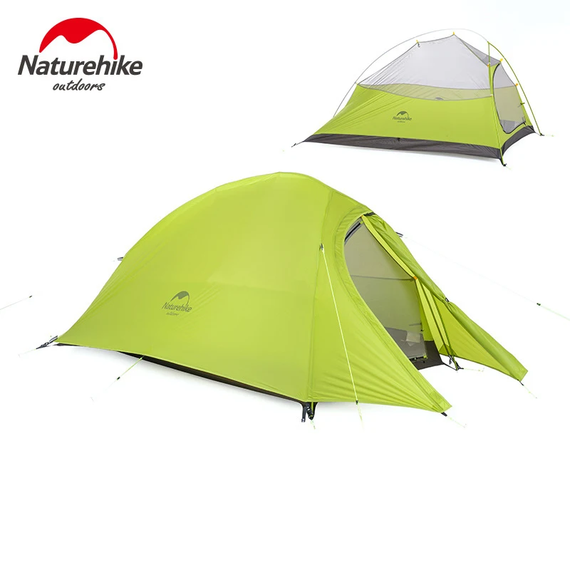 2018 DHL Бесплатная доставка NatureHike Cloud Up Серия 2 Человека Палатка Сверхлегкая 20D