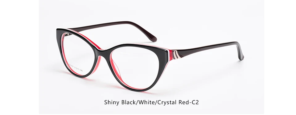 Ацетатная Женская оправа для очков, ретро оптический дизайн, прозрачная близорукость, брендовая оправа для очков# BC3797