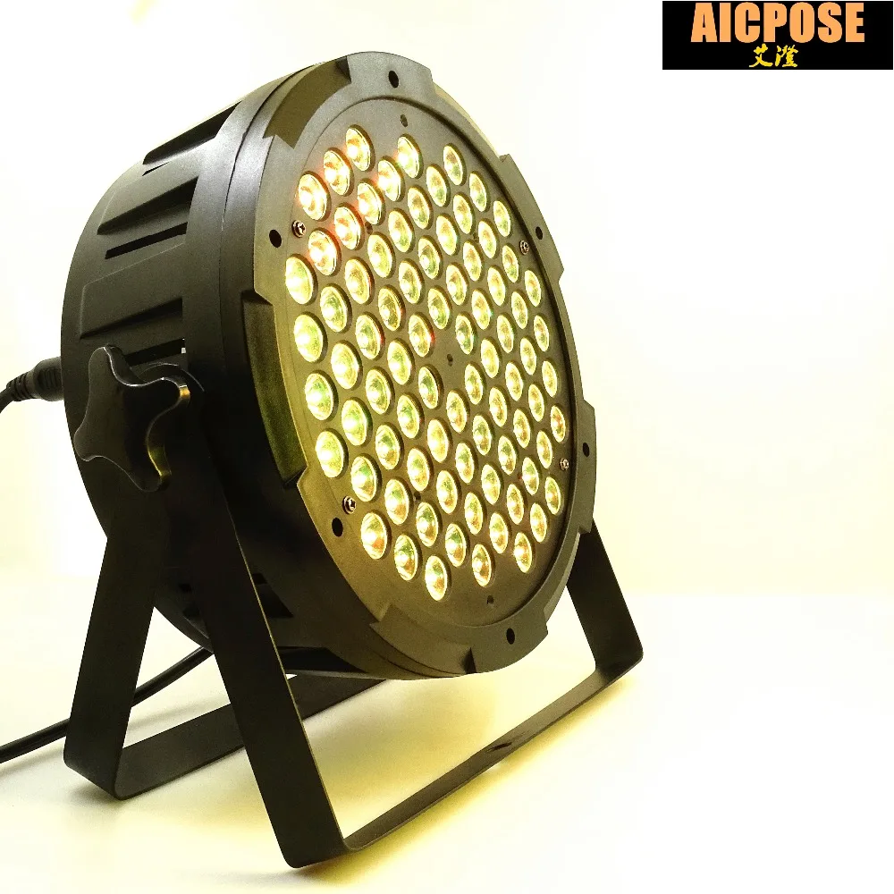 80*3 Вт RGB 3 в 1 огни 80x3 светодиодные светильники Par плоские par dmx512 фотолампы