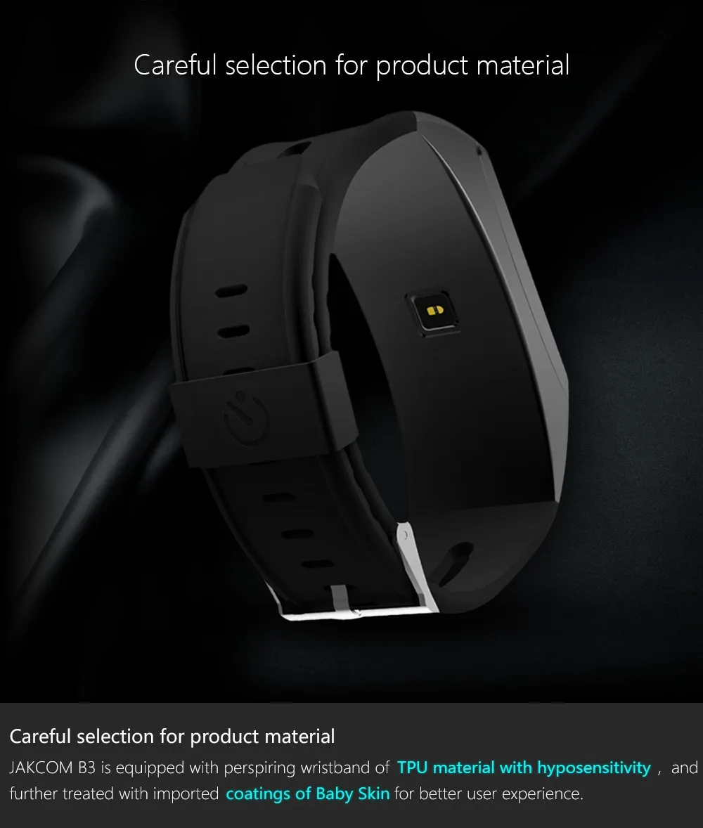 Jakcom B3 Smart Band новый продукт Smart Electronics Аксессуары как 2 для samsung Fit2 для Xiaomi Miband2