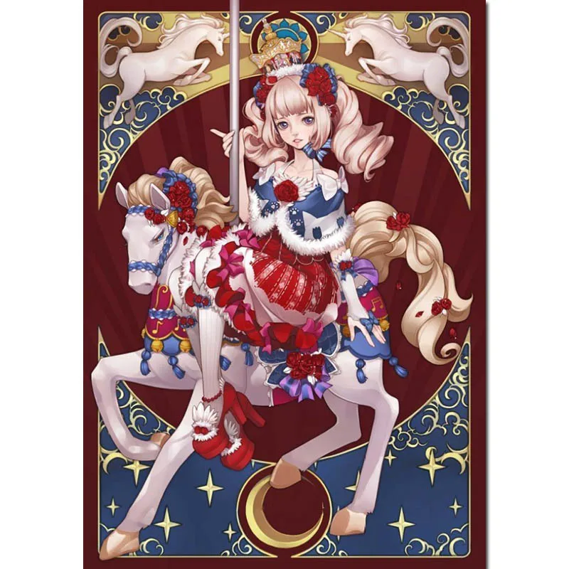 

5d Diy Diamond Painting Cartoon Girl Diamant Painting Horse Card Diamond Embroidery Unicorn Rhinestone Art Home Decor Gift X83