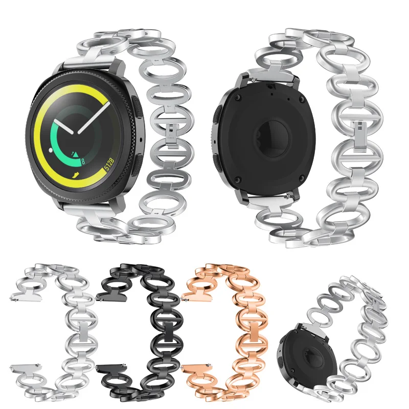 20 мм сменный ремешок из нержавеющей стали для samsung gear Sport JR