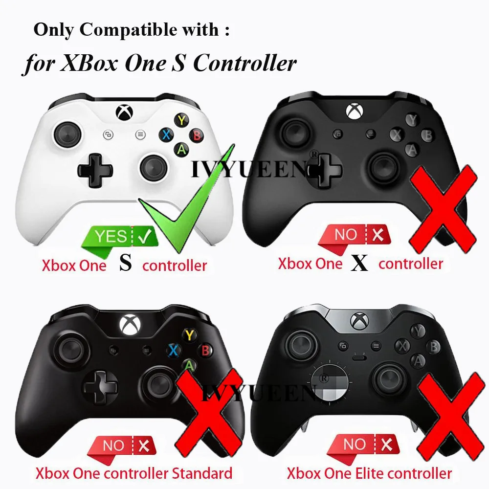 IVYUEEN черный для Xbox One S тонкий контроллер оригинальный LB RB бампер триггеры кнопки