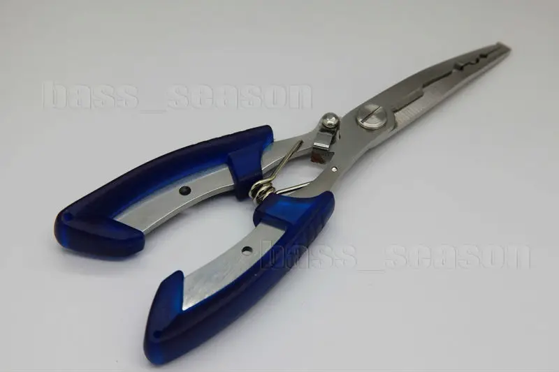 

Fishing Pliers Hook Remover Bent Nose/Split Ring Braided Line Cutting Pliers