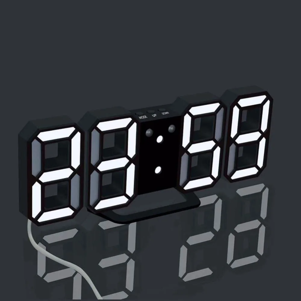

LED Electronic Digital Alarm Clock Lamp Clock Can Adjust The LED Brightness Automatically In Nightlamp