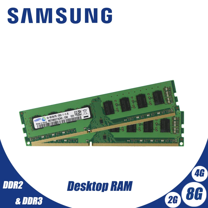 

Samsung PC Memory RAM Memoria Module Computer Desktop 2GB 4GB DDR3 PC3 10600 12800 1333MHZ 1600MHZ 2G 4G 1333 1600 MHZ RAM 8gb