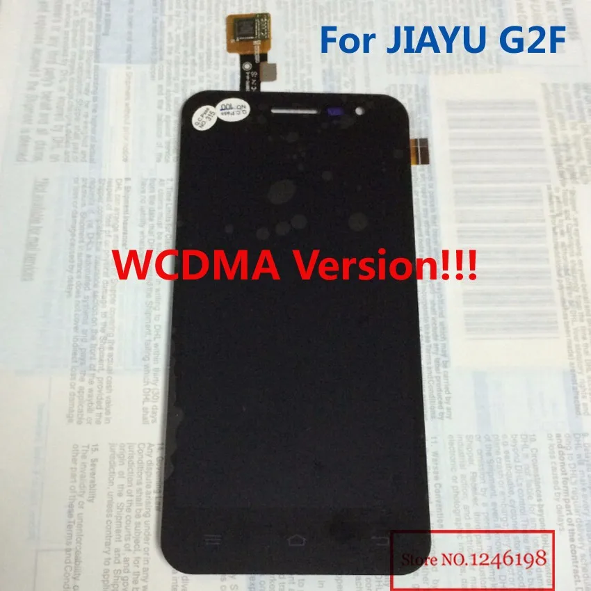 WCDMA Only !!! Wholesale Black jy-g2f Full LCD Display Touch Screen Assembly For JIAYU G2F Mobile Phone Replacement Parts