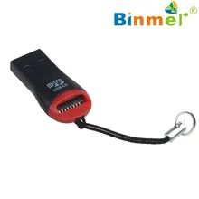 Binmer Лидер продаж Новые Скорость USB 2,0 Mini Micro SD TF T-Flash M2 устройство чтения карт памяти