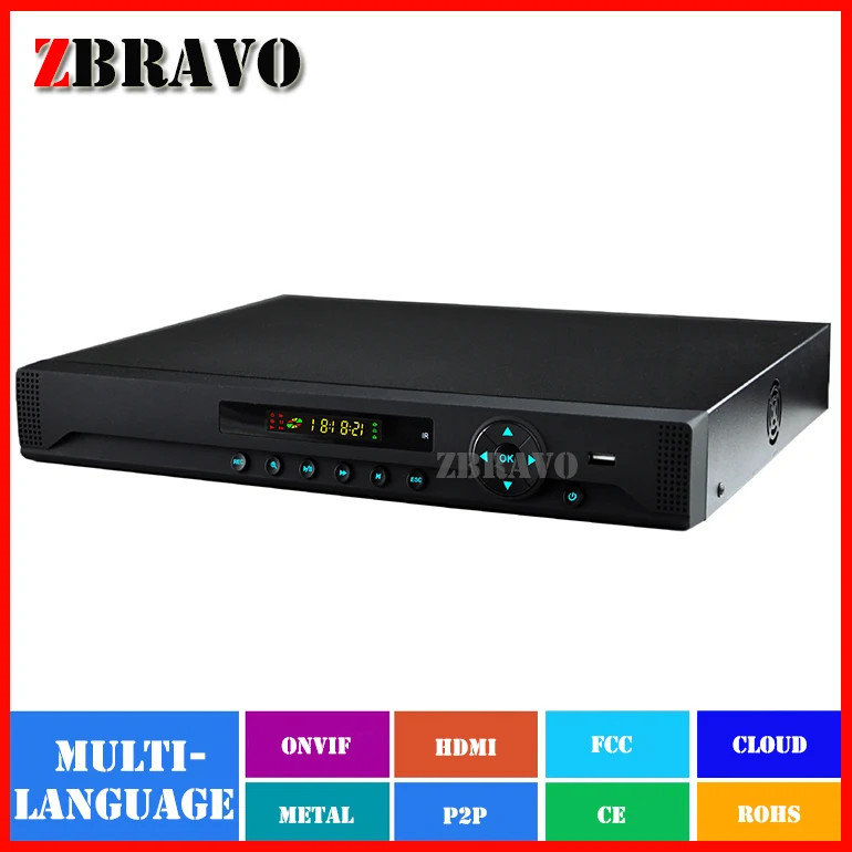 

24CH Full HD 1080P NVR with LED Display 24Channel Video Recorder support 2PCS HDD,RS485 port,Motion detection,Playback