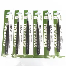 Горячая 6 шт. антистатические ESD пинцет из нержавеющей стали инструменты для технического обслуживания промышленные прецизионные изогнутые прямые пинцеты Инструменты для ремонта