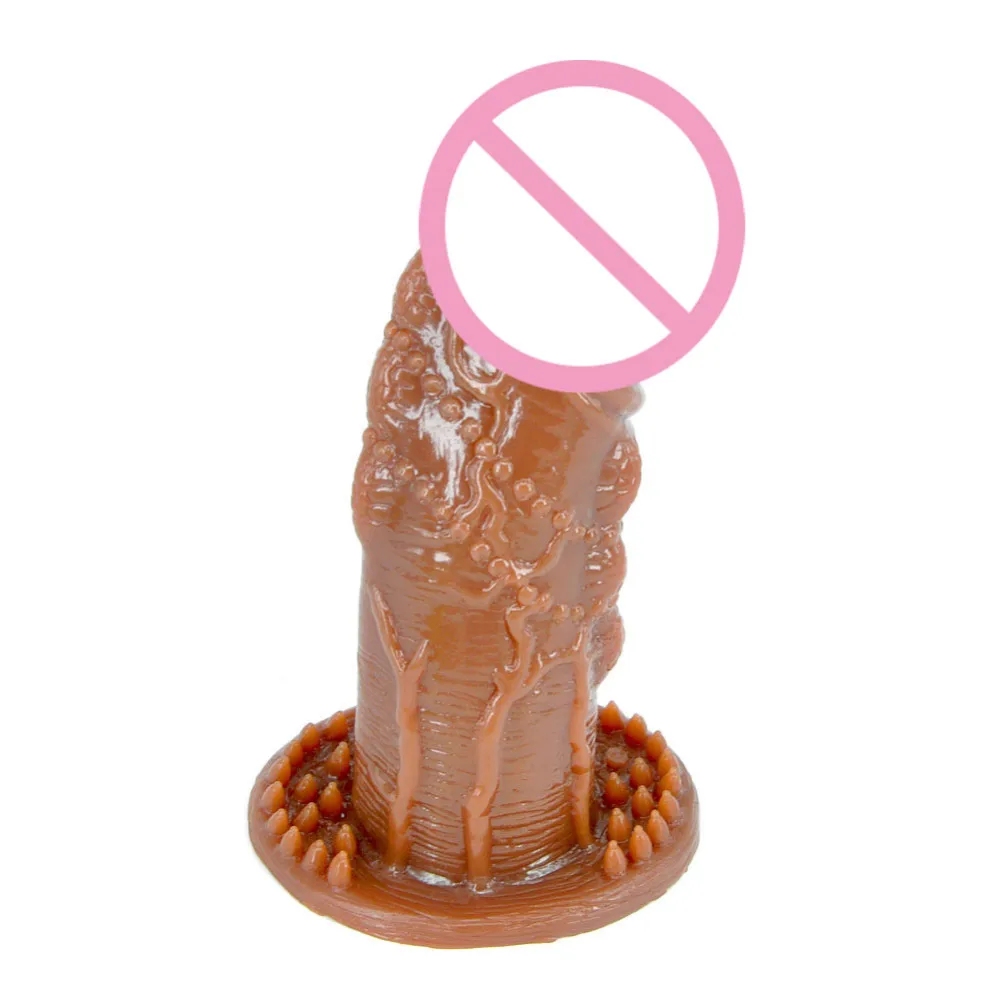 Realistic Penis Sleeve Extender Reuseable Increase Cock Enlargement Extension Delay Ejaculation Condom Sex Toys for Men 6