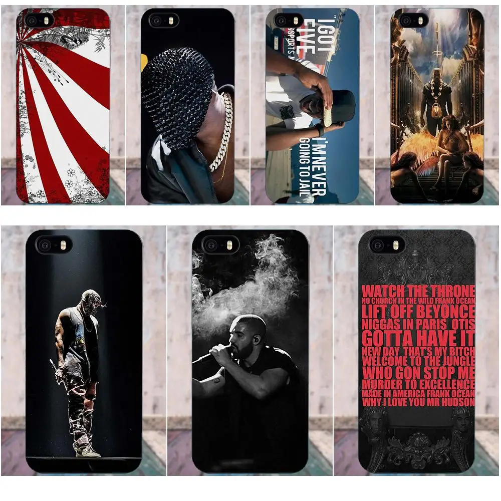 

For Galaxy Alpha Core Prime Note 2 3 4 5 S3 S4 S5 S6 S7 S8 S9 mini edge Plus TPU Cases Fundas Jay Z Kanye West Watch The Throne