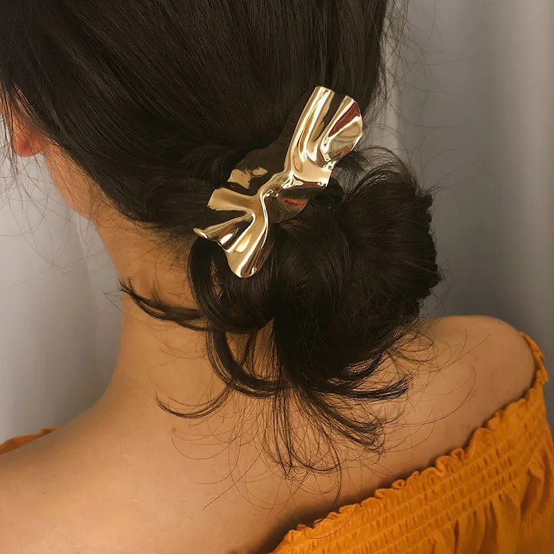 

Punk Metal Iron Sheet Barrettes Hairpins Geometric Irregular Gold Color Hair Clip for Women Jewelry Hair Accessories