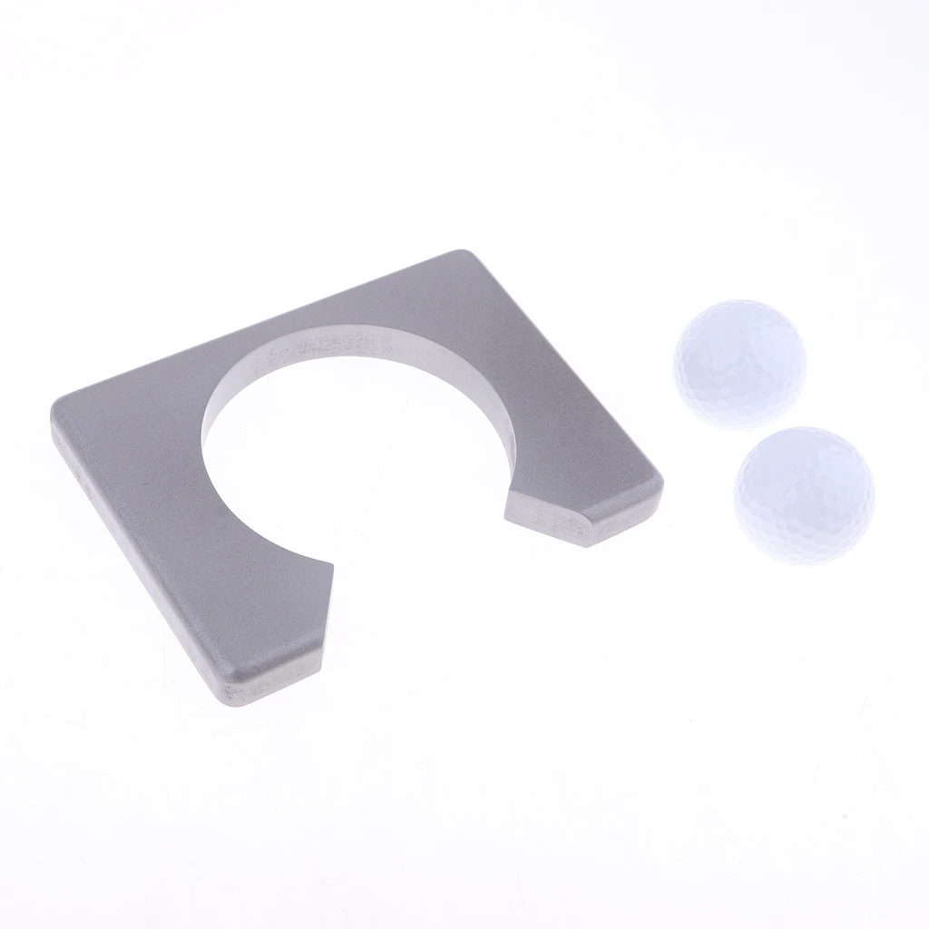 Travel Office Foldable Golf Putter Putting Green Cup Hole and 2 Balls Golfer Enthusiasts Gift