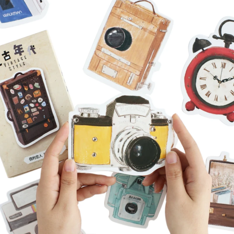 

30 pcs/pack Vintage Era Story Camera Greeting Card Postcard Birthday Letter Paper Retro Envelope Gifts Message Cards Set