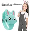 Kids Watches Children Cute Rabbit Cat 3D Cartoon LED Electronic Watch Boys and Girls Silicone Toy Wrist Watches Birthday Gifts 1