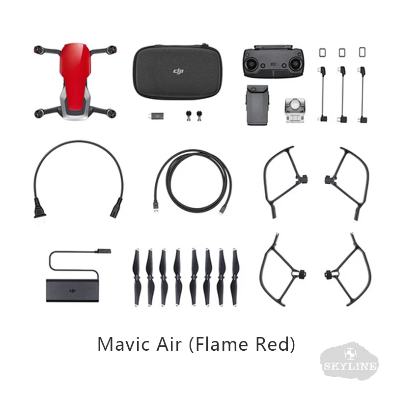 DJI Mavic Air/Mavic Air Fly More Combo drone 4K 100 Мбит/с видео 32 МП Сфера панорамы 3 оси карданный камера 4 км пульт дистанционного управления dji