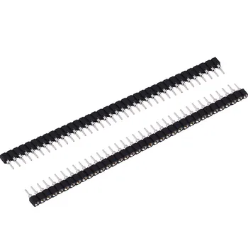 

10pcs Round Single Female Pin Header For Arduino 1x40 2.54mm Breakable 40Pins Connector Strip Module Electronic 18B20 Crystal