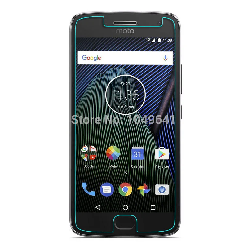 MOTO1138_2_9H 2.5D Ultra-thin Explosion-proof Tempered Glass Film for Motorola Moto G5 Plus 5.2 inch