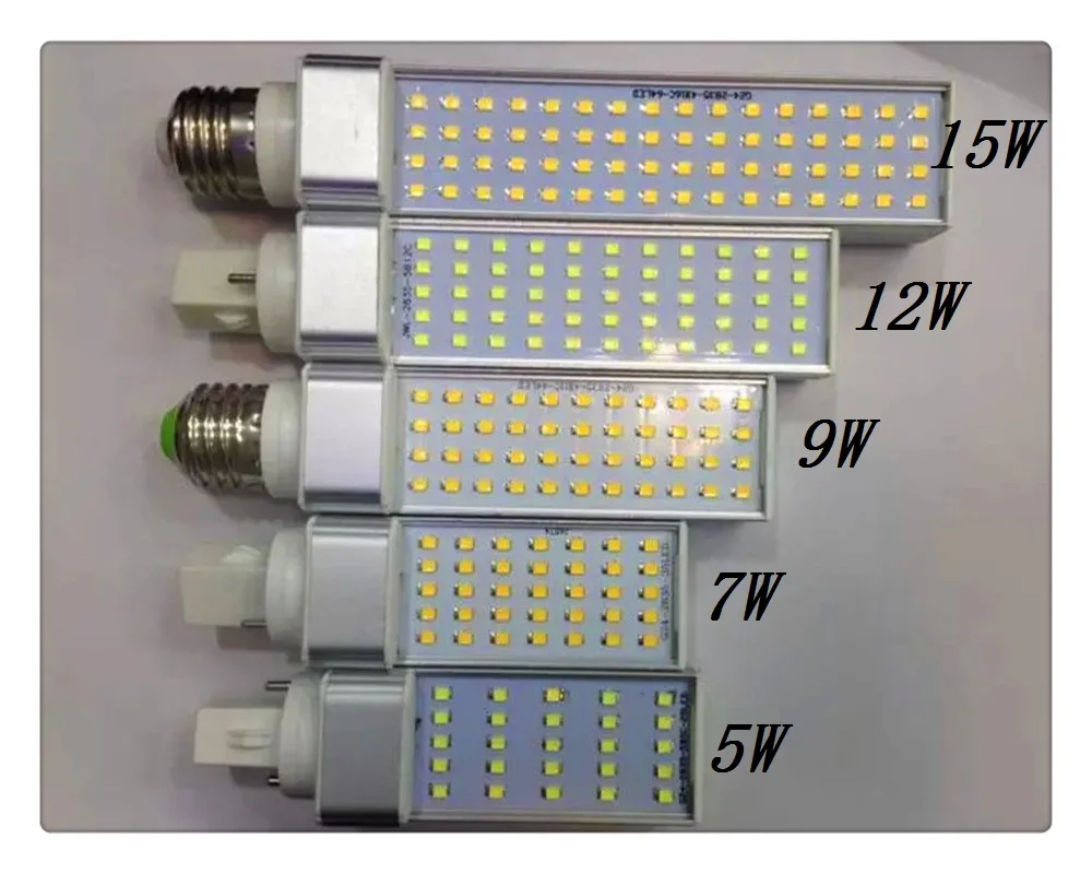 5W 7W 9W 12W 15W E27 G24 G23 LED Corn Bulb Lamp Bombillas Light SMD 2835 Spotlight 180 Degree AC85-265V Horizontal Plug Light 5W 7W 9W 12W 15W E27 G24 G23 LED Corn Bulb Lamp Bombillas Light SMD 2835 Spotlight 180 Degree AC85-265V Horizontal Plug Light