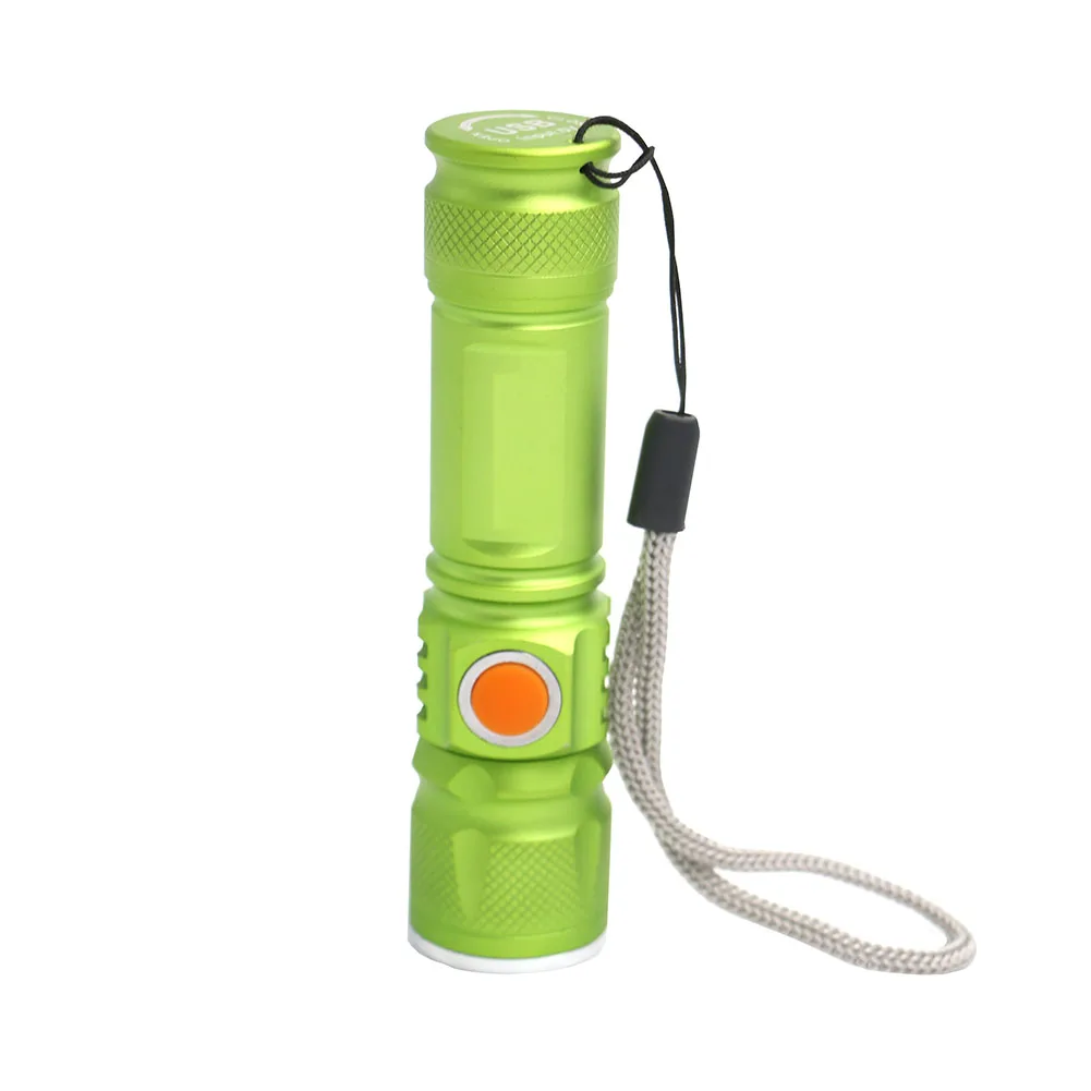 Lanternas e Lanternas portátil usb mini lanterna xm-l Material do Corpo : Liga de Alumínio