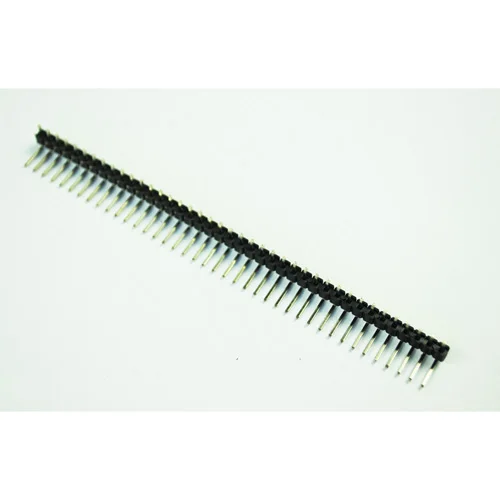 10 шт. 1x40 Pin 2,54 мм шаг однорядные правый угол PCB штыревые разъемы