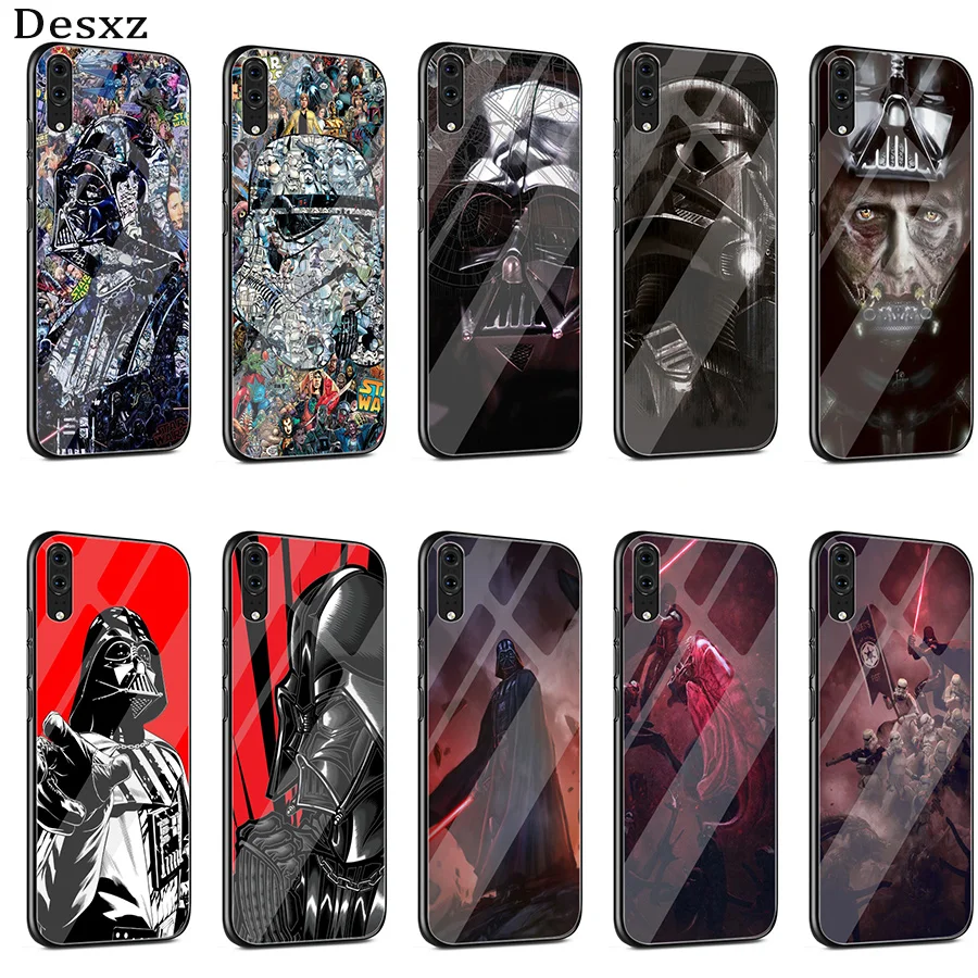 

Star Wars Tempered Glass Case For Huawei P30 P10 P20 Pro P Smart Mate 10 20 Lite Pro Y6 Y9 Honor 7A 8X 9 10 2018 2019 Cover