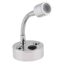 1W 12V Gooseneck LED Reading Light for Home RV Camper Marine Boat Motorhome de luz de lectura conduit une lampe de lecture