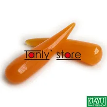 100 шт./лот и розничная торговля традиционный массаж иглоукалыванием инструменты желтый конус форма из смолы комплект Guasha Подарочная Таблица