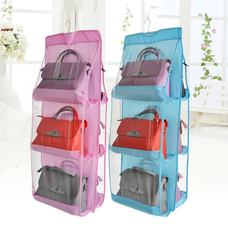 

Urijk 1PC Hangers Family Organizer Backpack Handbag Storage Bags Hanging Shoe Storage Bag Home Supplies Closet Rack