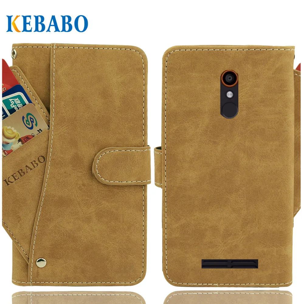 

Vintage Leather Wallet Land Rover (Guophone) XP9800 Case 5.5" Flip Luxury 3 Front Card Slots Cover Magnet Stand Phone Bags