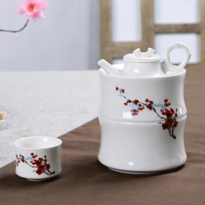 Auspicious Crane Painting Wine-Warmer Old-Fashioned Ceramic Electric  Heating Japanese Hot Wine Liquor Wine Glass Chinese Style - AliExpress